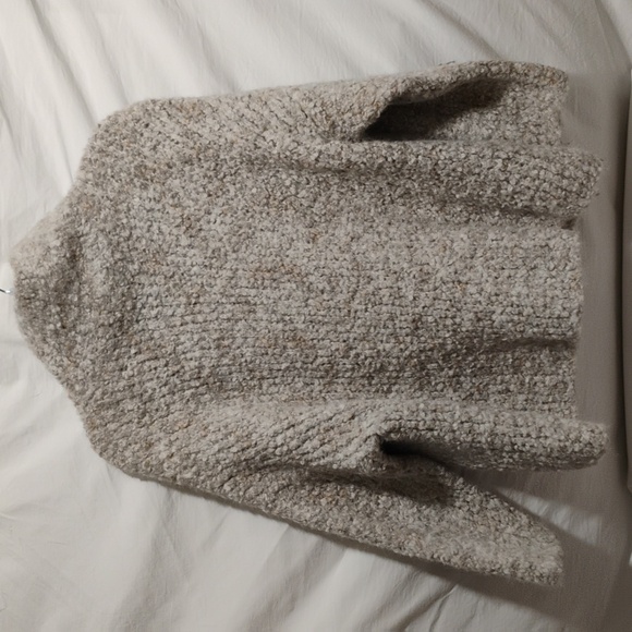 SALE! Eileen Fisher Alpaca Mock Neck Popcorn Sweater Extremely Soft Sz.M - Picture 7 of 9